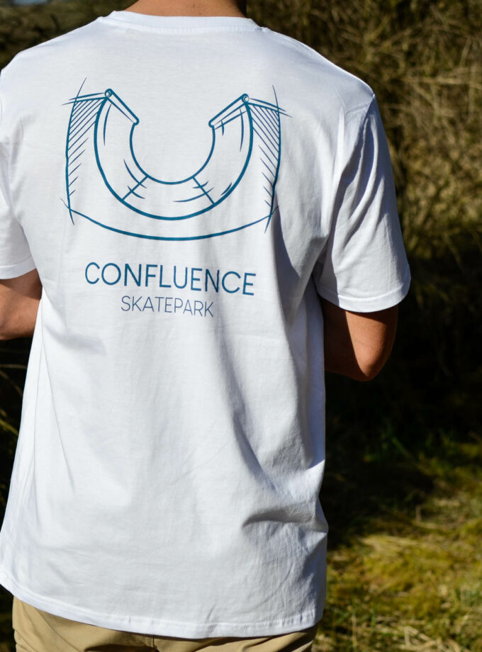 Tee shirt confluence skatepark