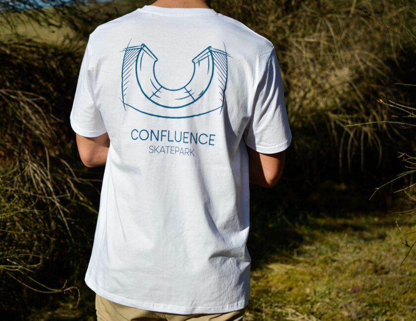 Tee shirt confluence skatepark