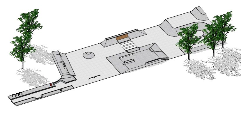 SKATEPARK PUYGOUZON Etude avant-projet skatepark